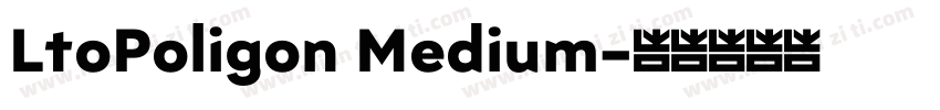 LtoPoligon Medium字体转换